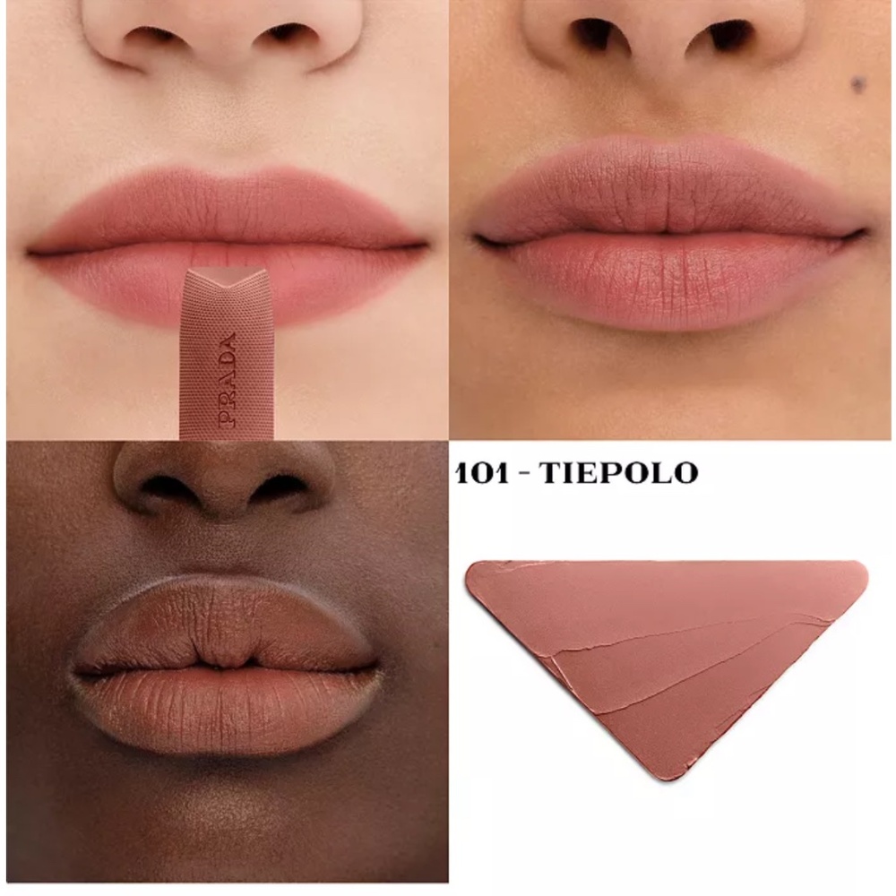 Prada Monochrome Soft Matte Lipcolor B101 & Astral Pink Balm with mini size gift - Picture 4 of 4